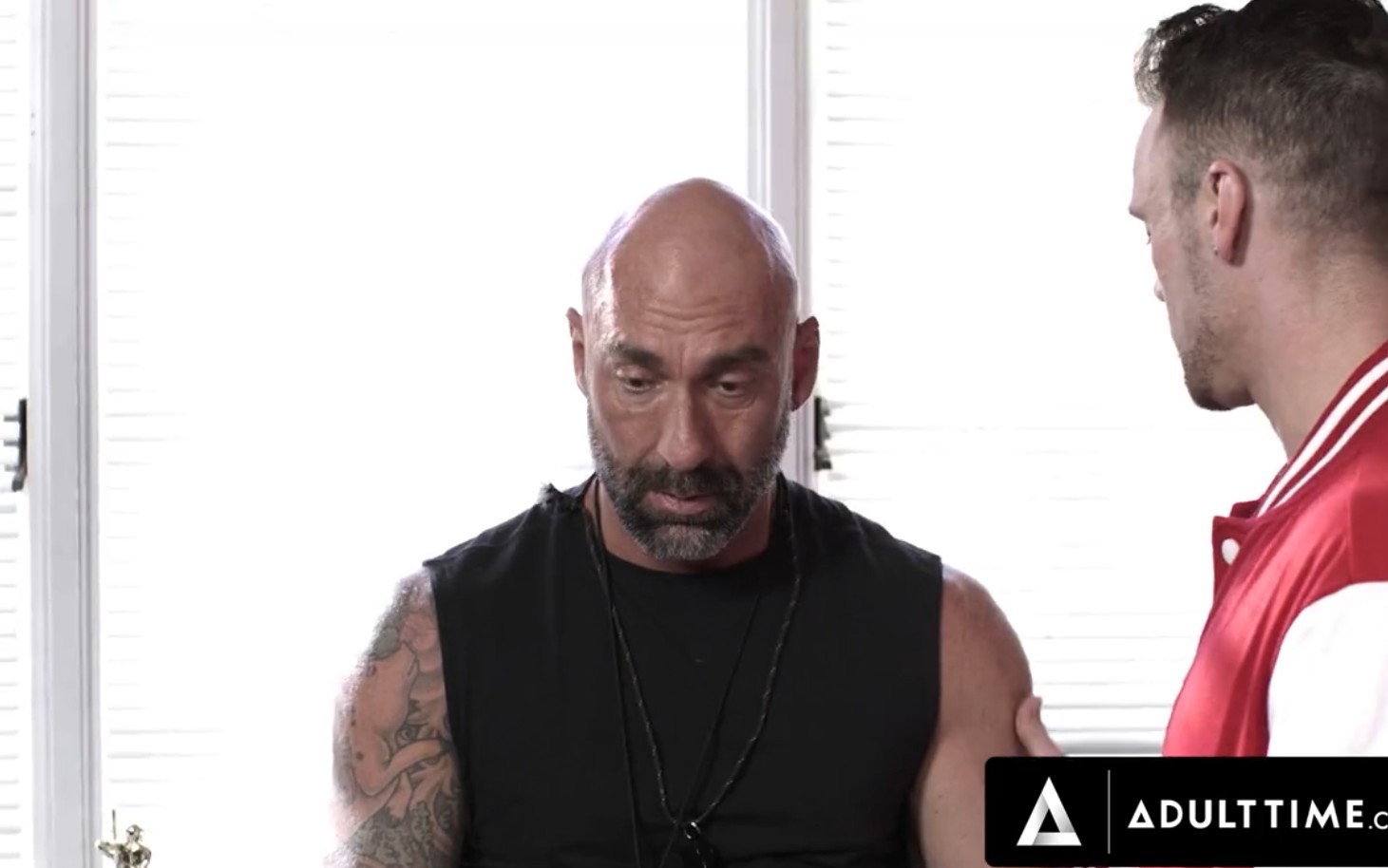 Hunks Enter The Office of A Silver Daddy