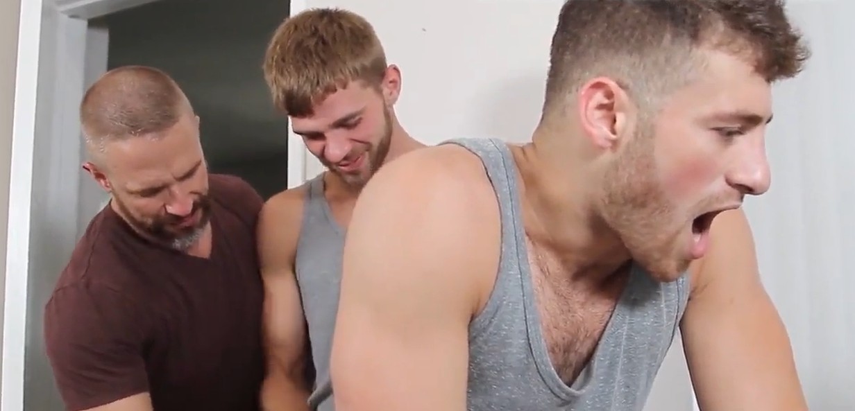 Straight Mature Man In His Prime Age (In Gay Threesome)