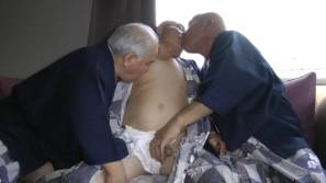 Old Japanese Samurais Gone Gay In Gangbang (censored)